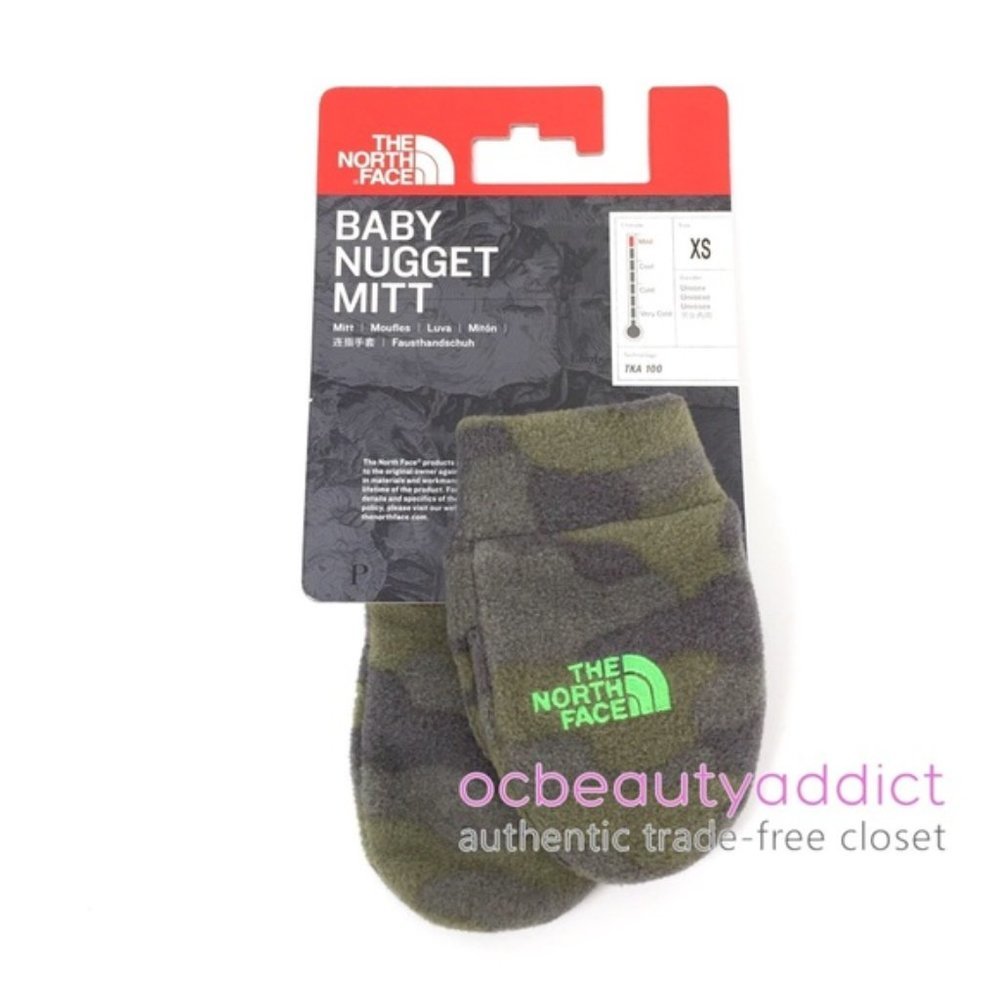 The North Face Baby Nugget Camo Fleece Mittens XS